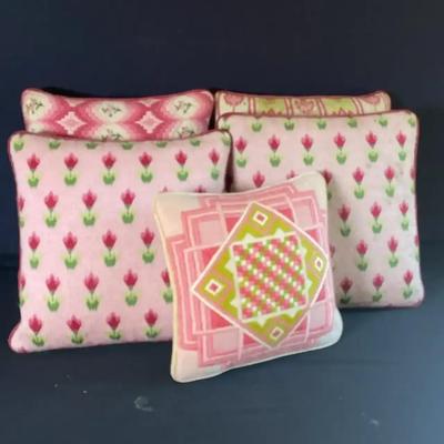 Decorative Needle Point Pillows 