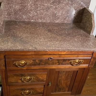 Stone Top Wash Stand 
