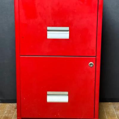 Red File Drawer 
