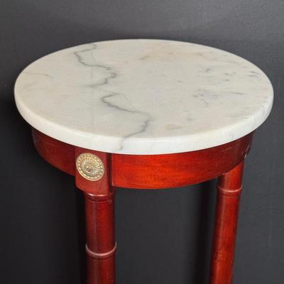 Marble Top Pedistal Table