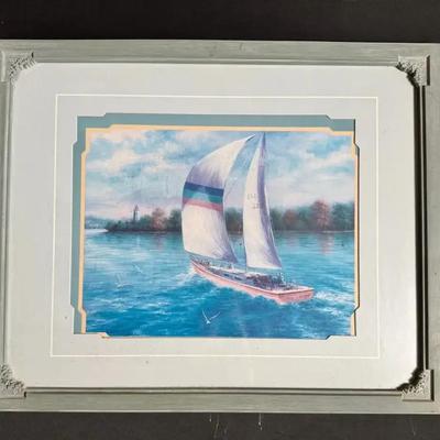 James Fan Print - Sea Scamp Out To Sea