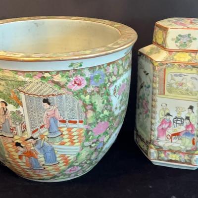 Asian Plant Pots 3