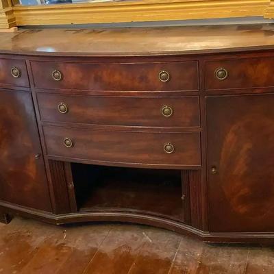 Georgian Style Front Buffet Side Board 
