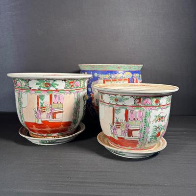 Asian Plant Pots 1