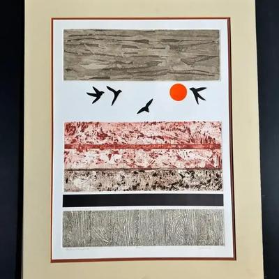 “Autumn Flight 4/200 D.Walmsley" Signed Print