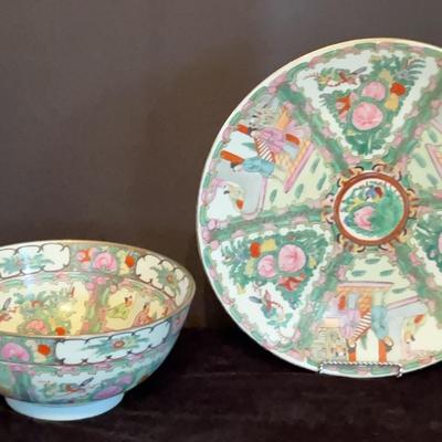 Chinese Style Plate And Bowl