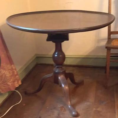 Antique Tilt Top Tea Table