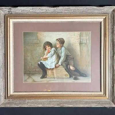 “The Temptation Of Adam” By Karl Witkowski Print