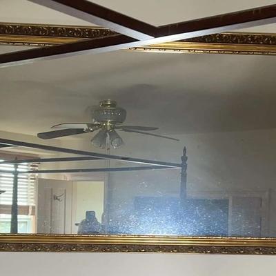 Vintage Gold Leaf Mirror