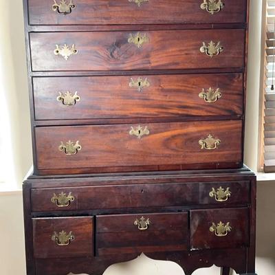 Queen Anne Highboy Dresser 