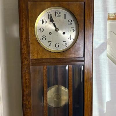 Gustav Becker Wall Clock - 13x7x32”
