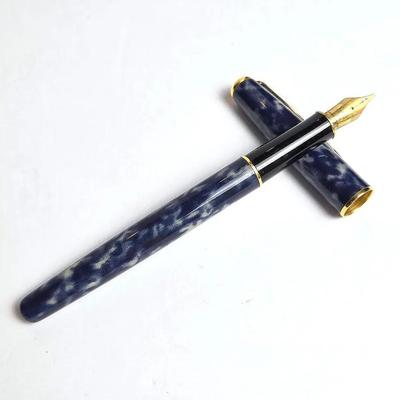 Parker Sonnet18K Gold Nib Blue Marble Fountain Pen 