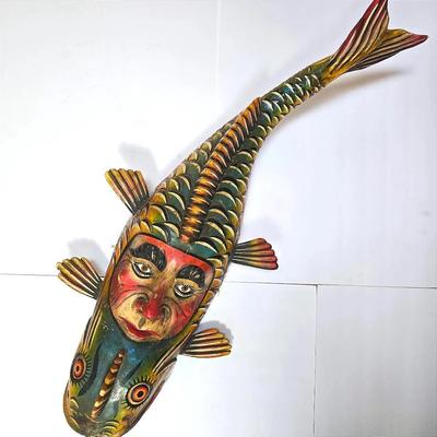 Mexican Fish Human Hybrid Mask - 38”H