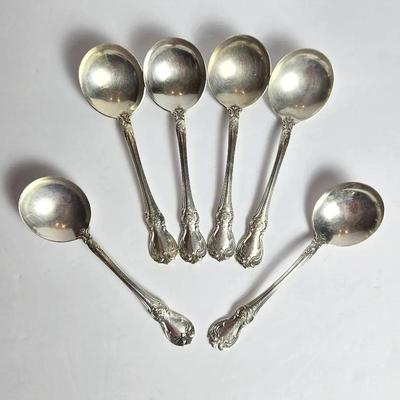 Sterling Silver Towel Old Master Soup Spoons – Set of 6