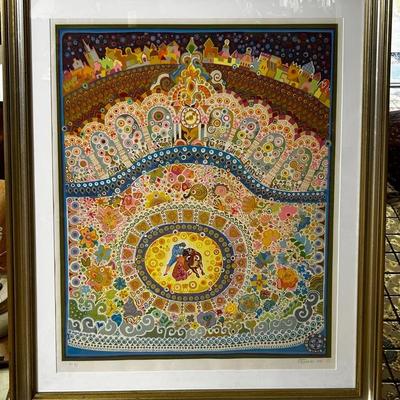 Juan Romero Signed & Numbered Artist’s Proof Print, Matador - Framed 43x36”