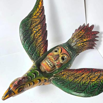 Mexican Skull Bird Mask - 25X26”