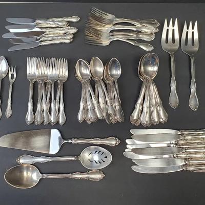 Sterling Silver Towle Fontana Flatware Set – 85 Pieces, Service for 12