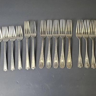 Sterling Silver Forks – 15 Total