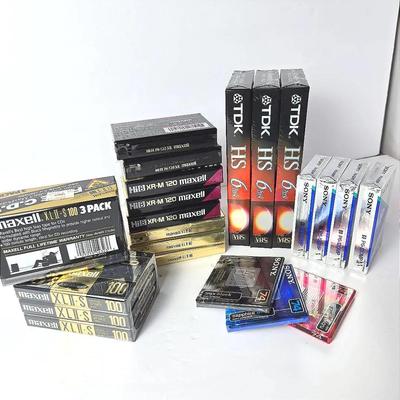 Vintage Blank Media: Maxell XLII-S Cassette Tapes, Video 8 Tapes, Sony MiniDiscs & More