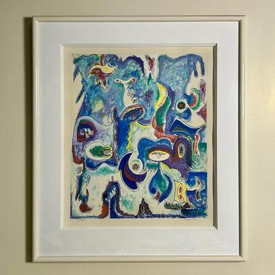 Stephen Sacklarian Signed & Numbered Print - Framed 31x27”