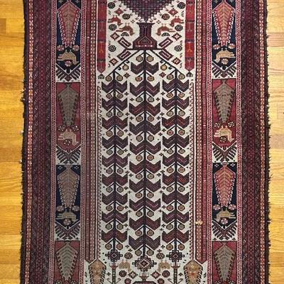 Balouch Persian Area Rug - 6’3”x3’1”