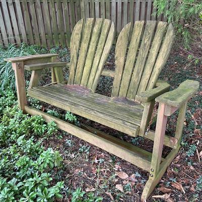 Adirondack Couples Glider - 68x35x40”