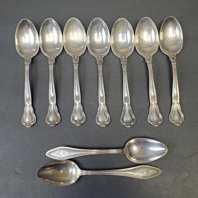 Sterling Silver Teaspoons – 9 Total