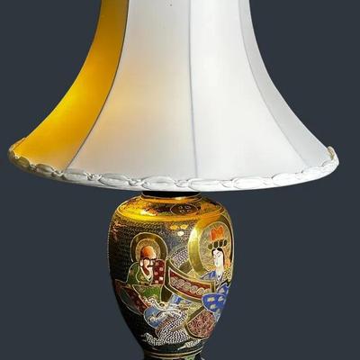 Satsuma Vase Table Lamp - 31” Tall