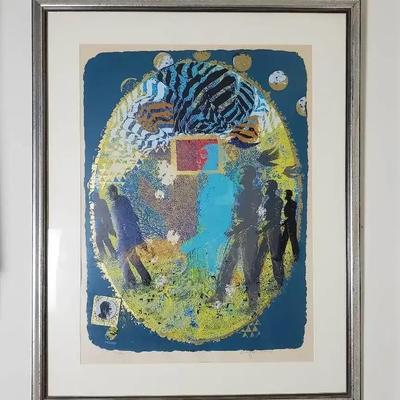 Shraga Weil Signed & Numbered Print - Framed 35x28”