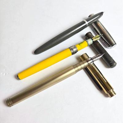 Fountain Pens: Sterling Silver Trimmed Marlen Italy, Plus Bexley & Parker