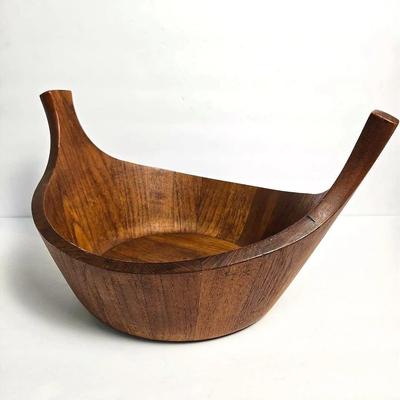 Dansk Jens Quistgaard Staved Teak Viking Bowl - 14.5"