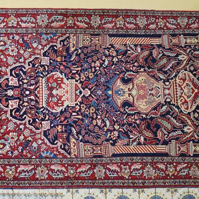 Handwoven Persian Kerman Rug Area Rug - 3’5”x5’1”