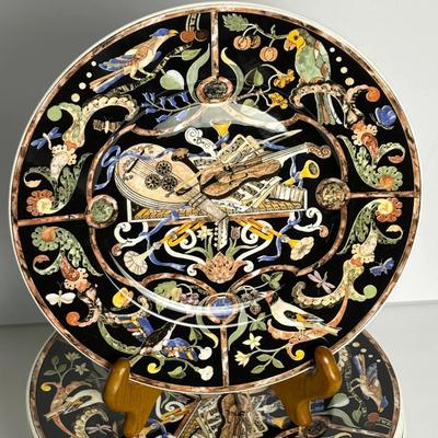 Gallo Deisgn “Intarsia” 9” Luncheon Plates (12) 