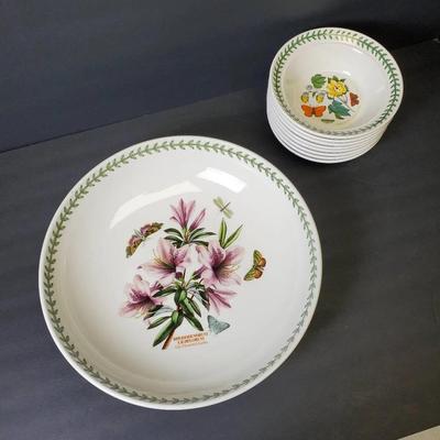 Portmeirion Botanic Garden Serving Bowl & Cereal Bowls