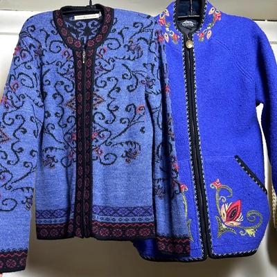 Icelandic Design & Simply Natural Jacket & Sweater - Wool & More - Size S & L