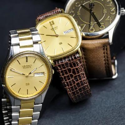 Bulova Frank Lloyd Wright Watch Plus Seiko Quartz Watches 