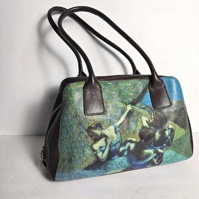Icon “Blue Dancers” Leather Handbag