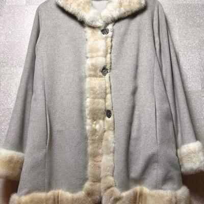 Ing. Loro Piana Cashmere Fur Trim Coat - Made in Italy
