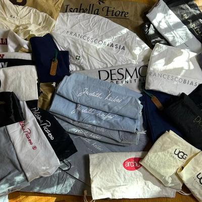 Designer Handbag Dust Covers: Burberry, Judith Leiber, Bottega Veneta, Balley, Fendi, More