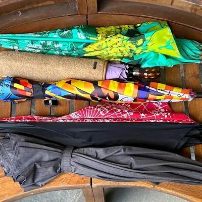Umbrellas - Britto,  Aremis Navigator, Cat Handled, Floral