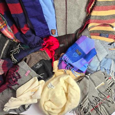 Scarves: Burberry, Ralph Lauren, Cashmere, Pierre Cardin, And More