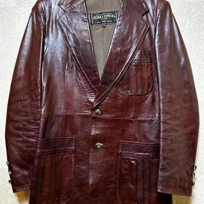 Jacques Esterel Paris Vintage Leather Jacket - Size 38