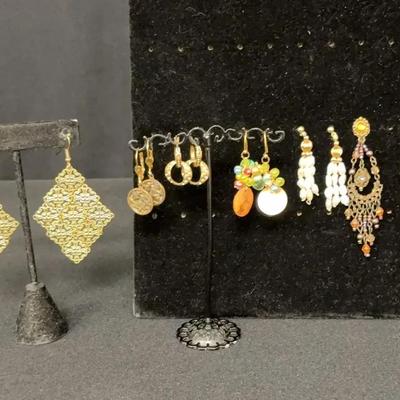 Gold Tone Earrings 