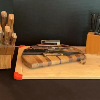 Knife Block, Cutting Boards & More