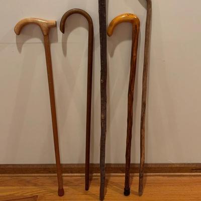 Wooden Canes And Walking Sticks 