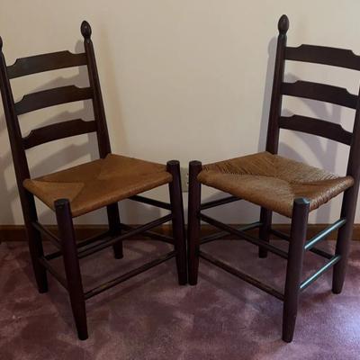 Clore Ladderback Dining Side Chairs (2) "Red Mahogany" #2