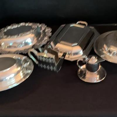 Silver plate Serving Pieces