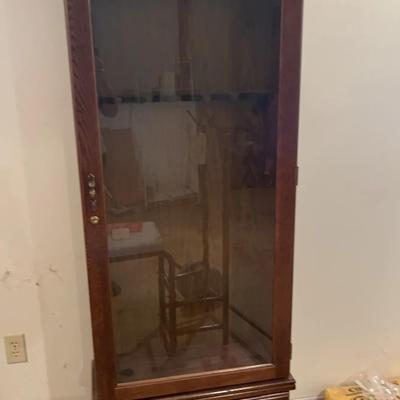 Gun Cabinet With Keys & Several Master Gun Locks