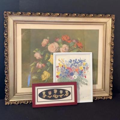 Framed Florals (3)