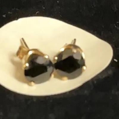 Gold Earrings - Post 14k
